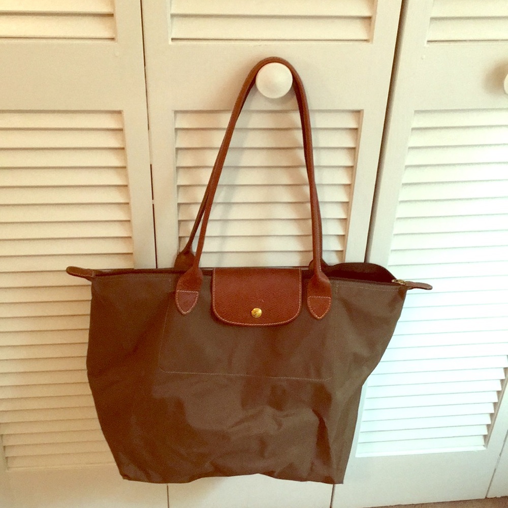 Large long champ handbag